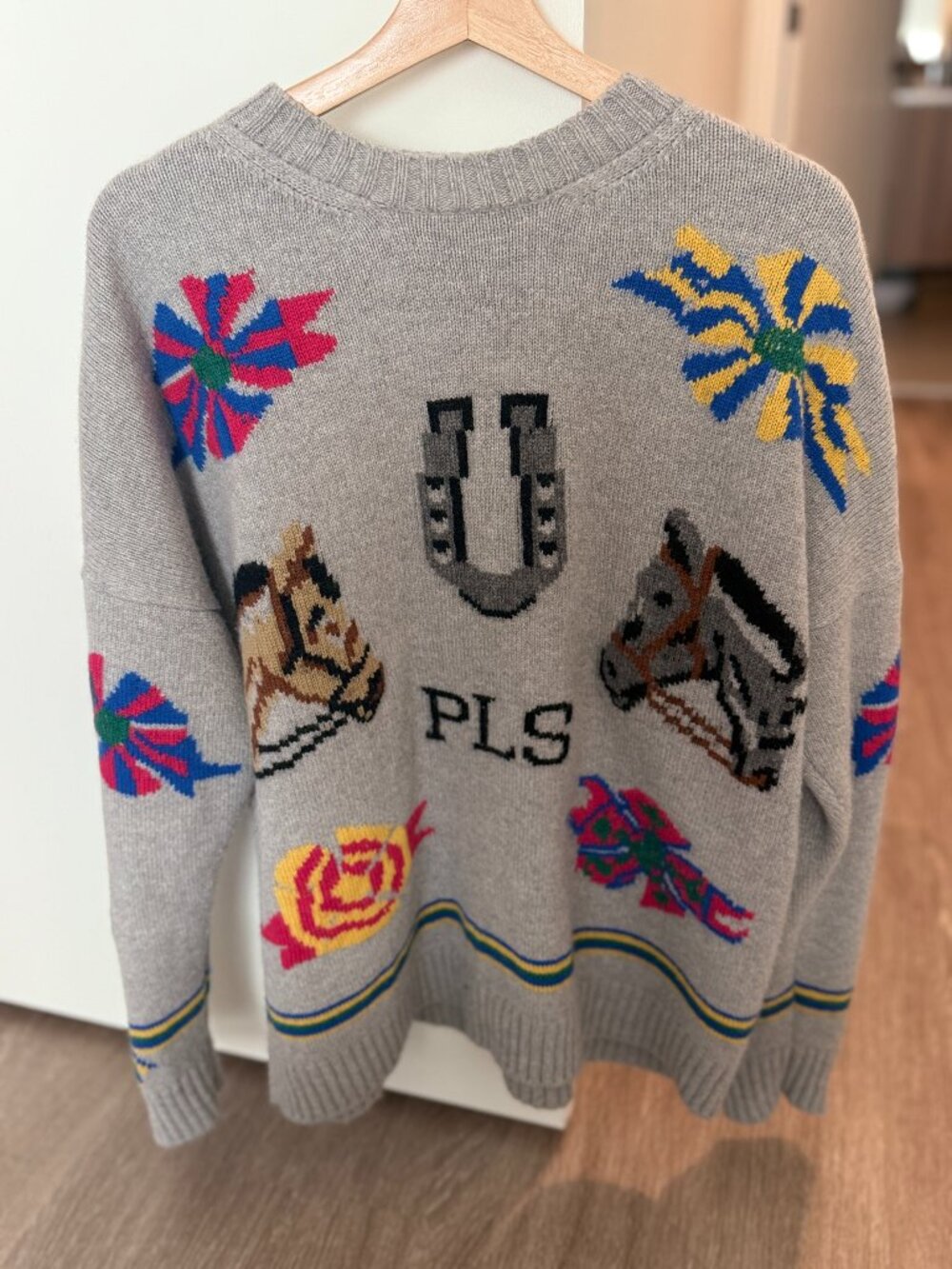 Philosophy Di Lorenzo Serafini Wool Horses Sweater